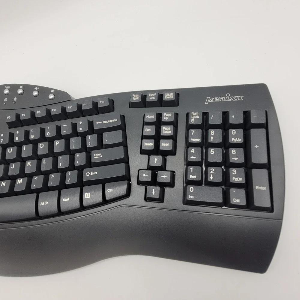 Perixx‎ Wireless Ergonomic Keyboard – PERIBOARD-612B – Dual Bluetooth & 2.4G